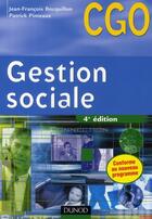 Couverture du livre « Gestion Sociale Manuel 4eme Edition » de Bocquillon+Pinteaux aux éditions Dunod