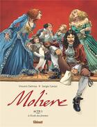 Couverture du livre « Molière Tome 1 : à l'école des femmes » de Vincent Delmas et Sergio Gerasi aux éditions Glenat