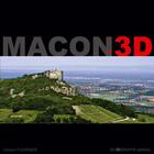 Couverture du livre « Mâcon en 3D » de Vincent Fournier aux éditions Vincent Fournier - 3d Photographe