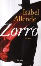 Couverture du livre « Zorro » de Isabel Allende aux éditions Grasset Et Fasquelle