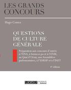 Couverture du livre « Questions de culture generale - 4eme edition » de Coniez H. aux éditions Lgdj