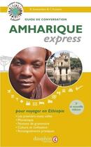 Couverture du livre « Amharique express » de Constantin Kaiteris et Kondjit Guetachew aux éditions Dauphin