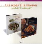 Couverture du livre « Coffret cuisine du bonheur ; les repas à la maison » de  aux éditions De Vecchi