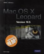 Couverture du livre « Mac OS X Leopard ; version 10.5 » de  aux éditions Pearson