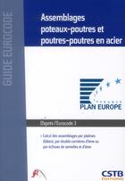 Couverture du livre « Assemblages poteaux-poutres et poutres-poutres en acier » de  aux éditions Cstb