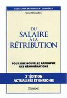 Couverture du livre « Du Salaire A Retribution » de Donnadieu aux éditions Liaisons