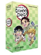 Couverture du livre « Demon slayer : school days : coffret Tomes 1 et 2 » de Koyoharu Gotoge et Natsuki Hokami aux éditions Panini