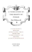 Couverture du livre « Penguin Great Ideas: A Vindication Of The Rights Of Woman » de Mary Wollstonecraft aux éditions Adult Pbs