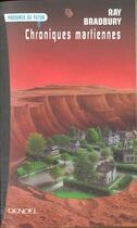 Couverture du livre « Chroniques martiennes » de Ray Bradbury aux éditions Denoel