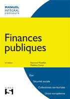 Couverture du livre « Finances publiques (16e édition) » de Raymond Muzellec et Matthieu Conan aux éditions Sirey
