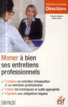 Couverture du livre « Mener à bien ses entretiens professionnels » de Sylvain Jouve et Francois Charleux aux éditions Esf