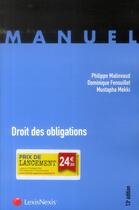 Couverture du livre « Droit des obligations » de Dominique Fenouillet et Philippe Malinvaud et Mustapha Mekki aux éditions Lexisnexis