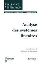 Couverture du livre « Analyse des systemes lineaires traite ic2 » de Philippe De Larminat aux éditions Hermes Science Publications