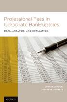 Couverture du livre « Professional Fees in Corporate Bankruptcies: Data, Analysis, and Evalu » de Doherty Joseph W aux éditions Oxford University Press Usa