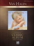 Couverture du livre « Van halen 1984 classic album editions guitar tab » de Van Halen aux éditions Alfred