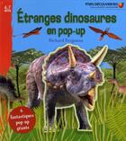 Couverture du livre « Étranges dinosaure en pop-up » de Richard Ferguson aux éditions Gallimard-jeunesse