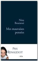 Couverture du livre « Mes mauvaises pensées » de Nina Bouraoui aux éditions Stock