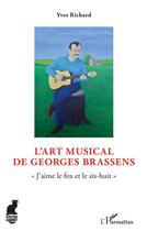 Couverture du livre « L'art musical de Georges Brassens 