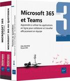 Couverture du livre « Microsoft 365 et Teams : coffret de 3 livres : apprendre à utiliser les applications en ligne pour collaborer et travailler efficacement en équipe » de Gilles Balmisse Myriam Gris aux éditions Eni