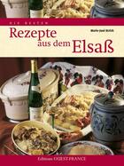 Couverture du livre « Les meilleures recettes d'alsace - allemand » de Strich/Herledan aux éditions Ouest France