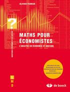 Couverture du livre « Maths pour économistes » de Olivier Ferrier aux éditions De Boeck Superieur