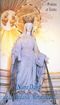 Couverture du livre « Notre-Dame de la médaille miraculeuse » de  aux éditions Benedictines