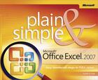 Couverture du livre « Microsoft Office Excel 2007 Plain and Simple » de Curtis D. Frye aux éditions Microsoft Press