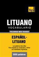 Couverture du livre « Vocabulario español-lituano - 5000 palabras más usadas » de Andrey Taranov aux éditions T&p Books