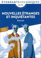 Couverture du livre « Nouvelles étranges et inquiétantes » de Dino Buzzati aux éditions Flammarion