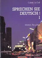 Couverture du livre « Sprechen Sie Deutsch 1 » de Le Gall aux éditions Nathan