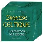 Couverture du livre « Sagesse celtique ; célébration des saisons ; coffret cube » de Caitlin Matthews aux éditions Contre-dires