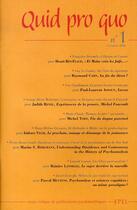 Couverture du livre « Qui pro quo n.1 » de Casadamont Guy aux éditions Epel