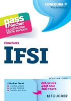 Couverture du livre « PASS'FOUCHER ; concours ifsi 2015 (6e édition) » de Valerie Bonjean aux éditions Foucher
