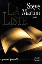 Couverture du livre « La liste » de Steve Martini aux éditions Grasset Et Fasquelle