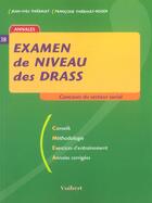 Couverture du livre « Examen De Niveau Des Drass » de Jean-Yves Thiebault et Francoise Thiebault-Roger aux éditions Vuibert