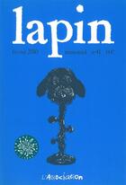 Couverture du livre « LAPIN n.41 » de  aux éditions L'association