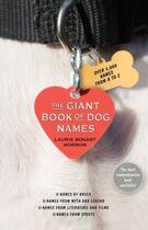 Couverture du livre « The Giant Book of Dog Names » de Morrow Laurie Bogart aux éditions Gallery Books