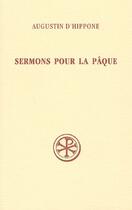 Couverture du livre « Sermons sur la Pâque » de Augustin D'Hippone aux éditions Cerf