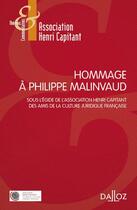 Couverture du livre « Hommage à Philippe Malinvaud » de Association Henri Capitant aux éditions Dalloz