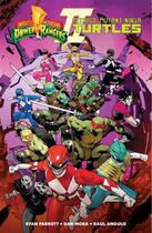 Couverture du livre « Power Rangers & Tortues Ninja, T2 : Power Rangers & Tortues Ninja T2 » de Dan Mora et Ryan Parrot aux éditions Hicomics