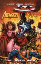 Couverture du livre « Avengers vs X-men ; les liens du sang » de Harras et Lobdell et John Jr. Romita aux éditions Panini