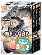 Couverture du livre « Black Clover : coffret Tomes 1 à 3 » de Yuki Tabata aux éditions Crunchyroll