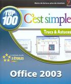 Couverture du livre « Office 2003 » de Marangraphics aux éditions First Interactive