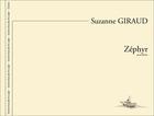 Couverture du livre « Zephyr - partition pour piano » de Giraud Suzanne aux éditions Artchipel