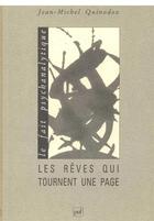 Couverture du livre « Les rêves qui tournent une page » de Jean-Michel Quinodoz aux éditions Puf