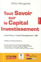 Couverture du livre « Tout savoir sur le capital investissement (5e édition) » de Gilles Mougenot aux éditions Gualino