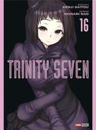 Couverture du livre « Trinity Seven Tome 16 » de Kenji Saito et Akinari Nao aux éditions Panini