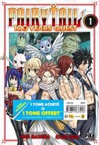 Couverture du livre « Fairy Tail - 100 years quest : coffret Tomes 1 et 2 » de Hiro Mashima et Atsuo Ueda aux éditions Pika