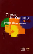 Couverture du livre « Change in continuity » de  aux éditions Unesco