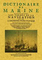 Couverture du livre « Dictionnaire de marine » de Nicolas Aubin aux éditions Maxtor